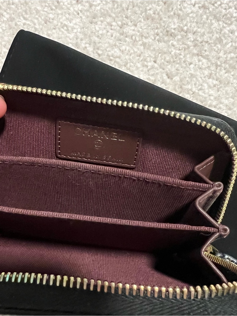 Chanel classic zipper coin purse - Picture 4 of 6